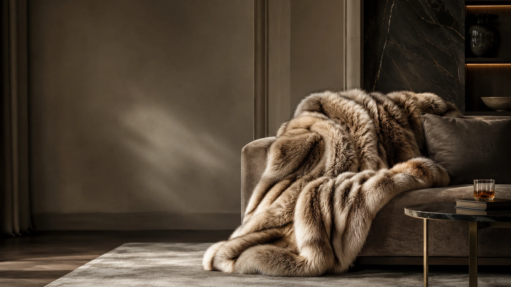 Natural fur detail